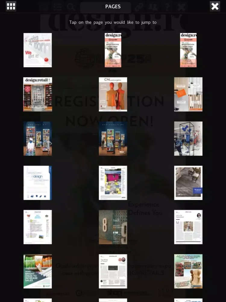 design:retail magazine iPad 应用截图