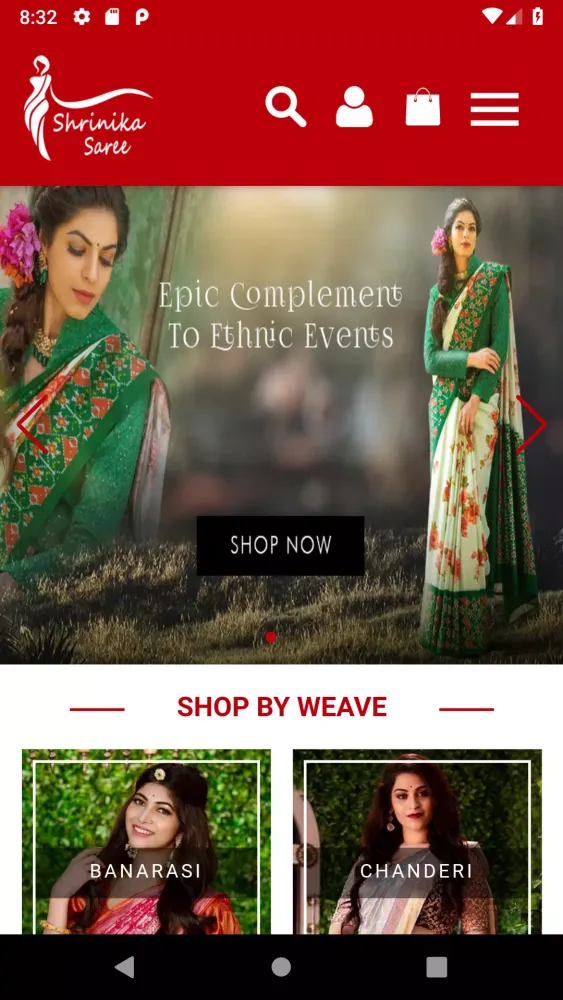 Shrinika Saree स्क्रीनशॉट