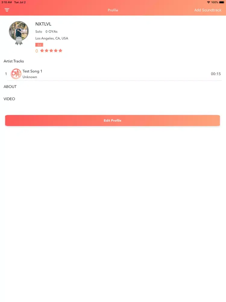 ภาพหน้าจอของ OYA! - Talent On-Demand iPad 