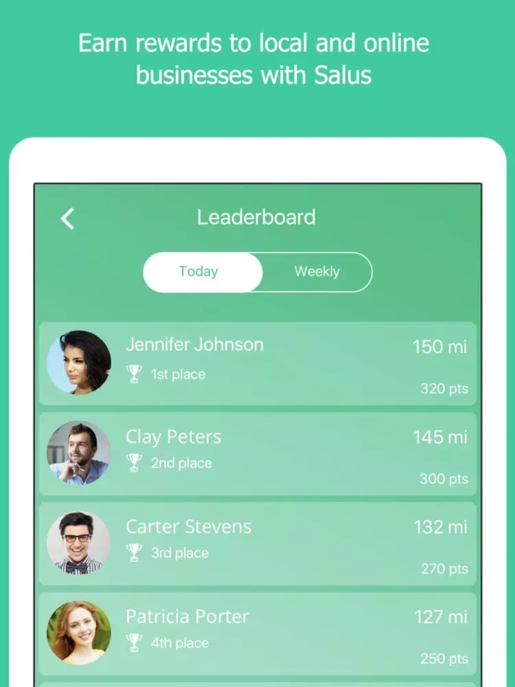 Salus - Safe Driving Rewards iPad  سکرین شاٹس