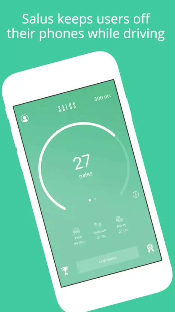 Salus - Safe Driving Rewards سکرین شاٹس