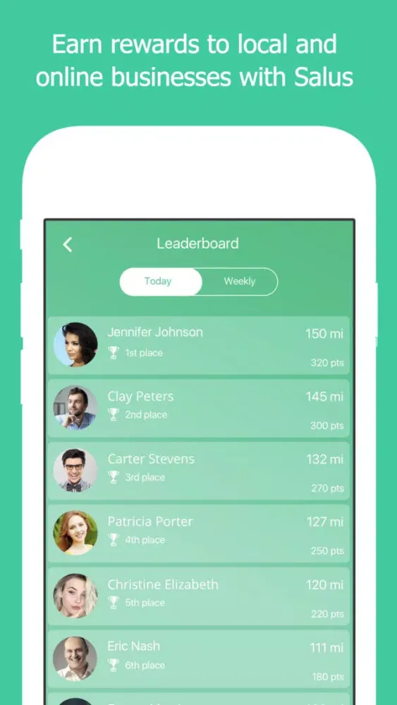 Salus - Safe Driving Rewards سکرین شاٹس