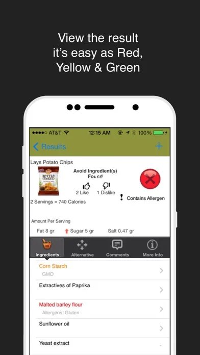 Healthy Pantry & Allergy, GMO Scanner NxtNutrio Screenshots
