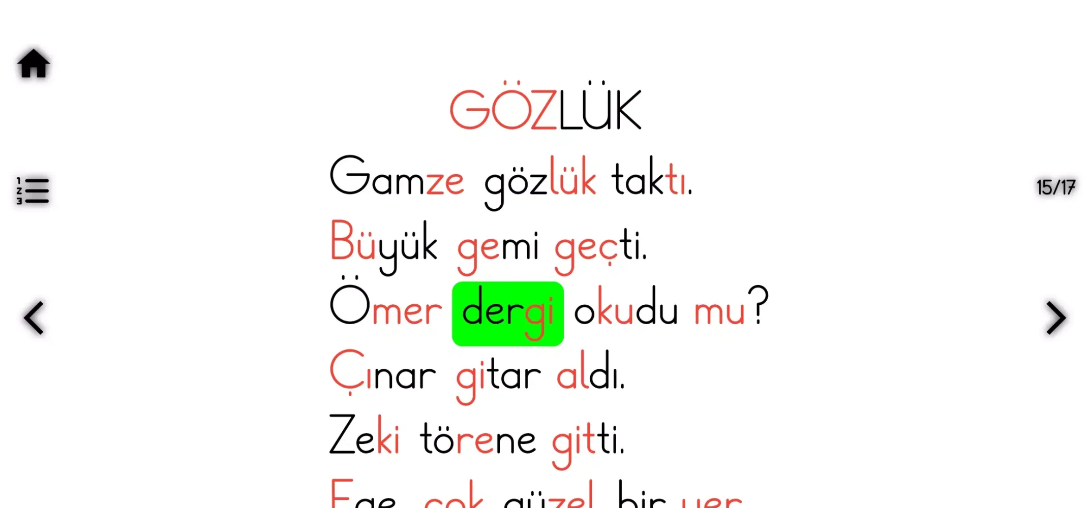 Okuma Yazma Öğreniyorum Screenshots