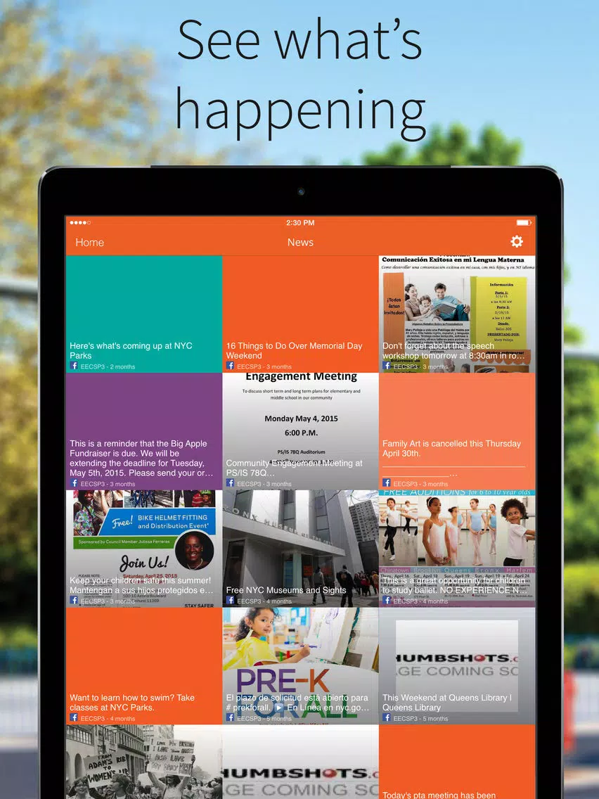 East Elmhurst Community School iPad  Screenshots
