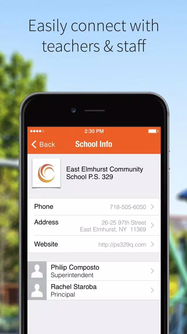 East Elmhurst Community School Screenshots