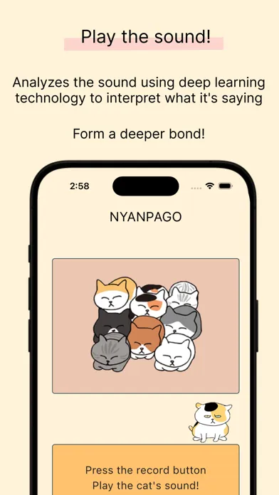 Zrzuty ekranu Cat Voice Translator