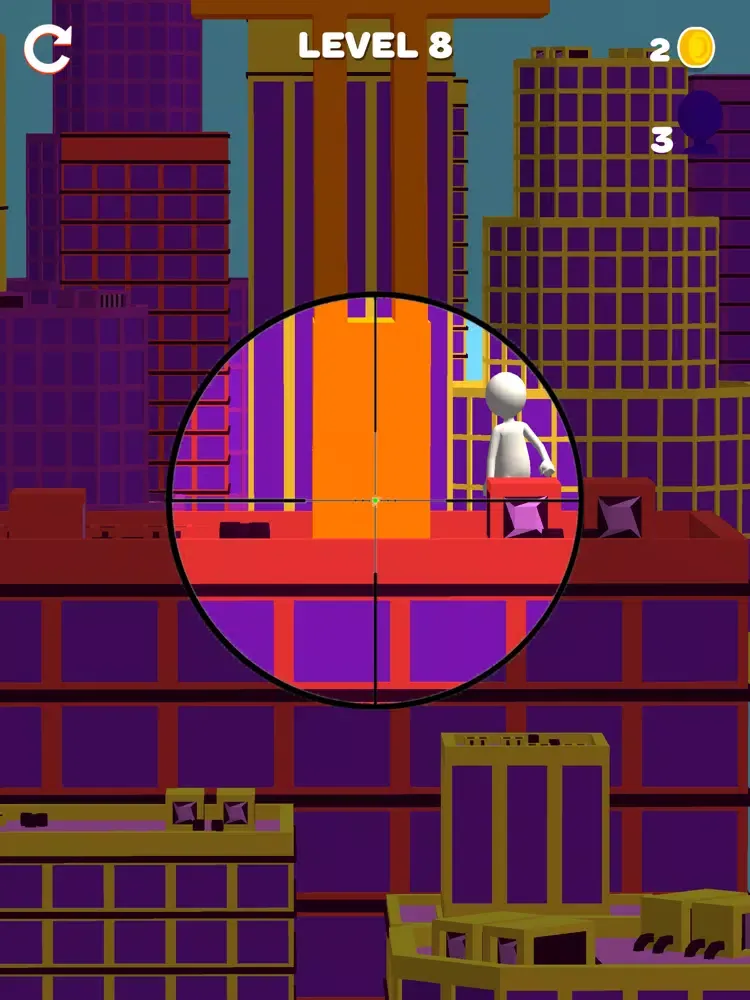 Tangkapan layar Johnny Sniper : Perfect Bullet iPad 