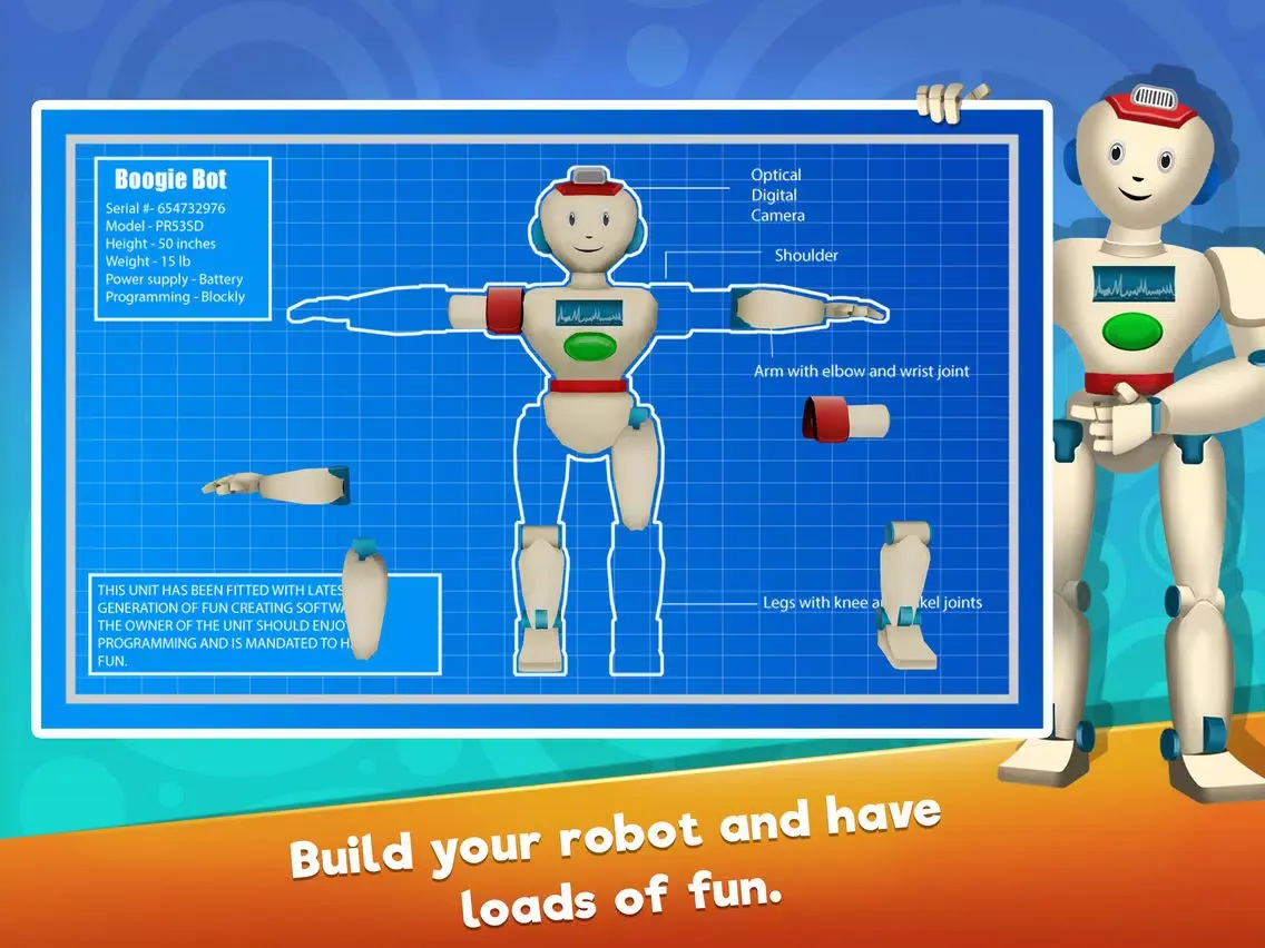 Boogie Bot - Coding for kids - Learn Programming iPad Screenshots