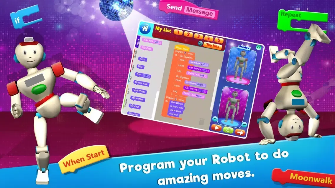Boogie Bot - Coding for kids - Learn Programming Screenshots