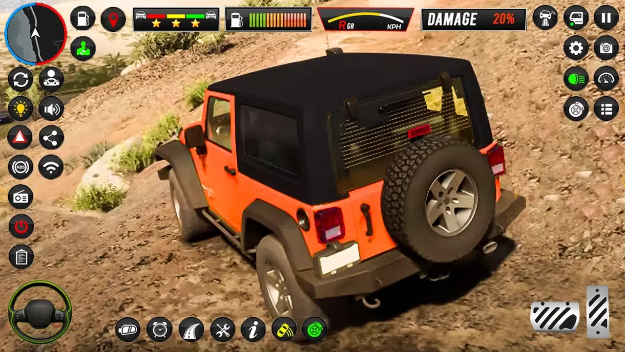 Offroad Jeep Crazy Driving 3D Ekran Görüntüleri