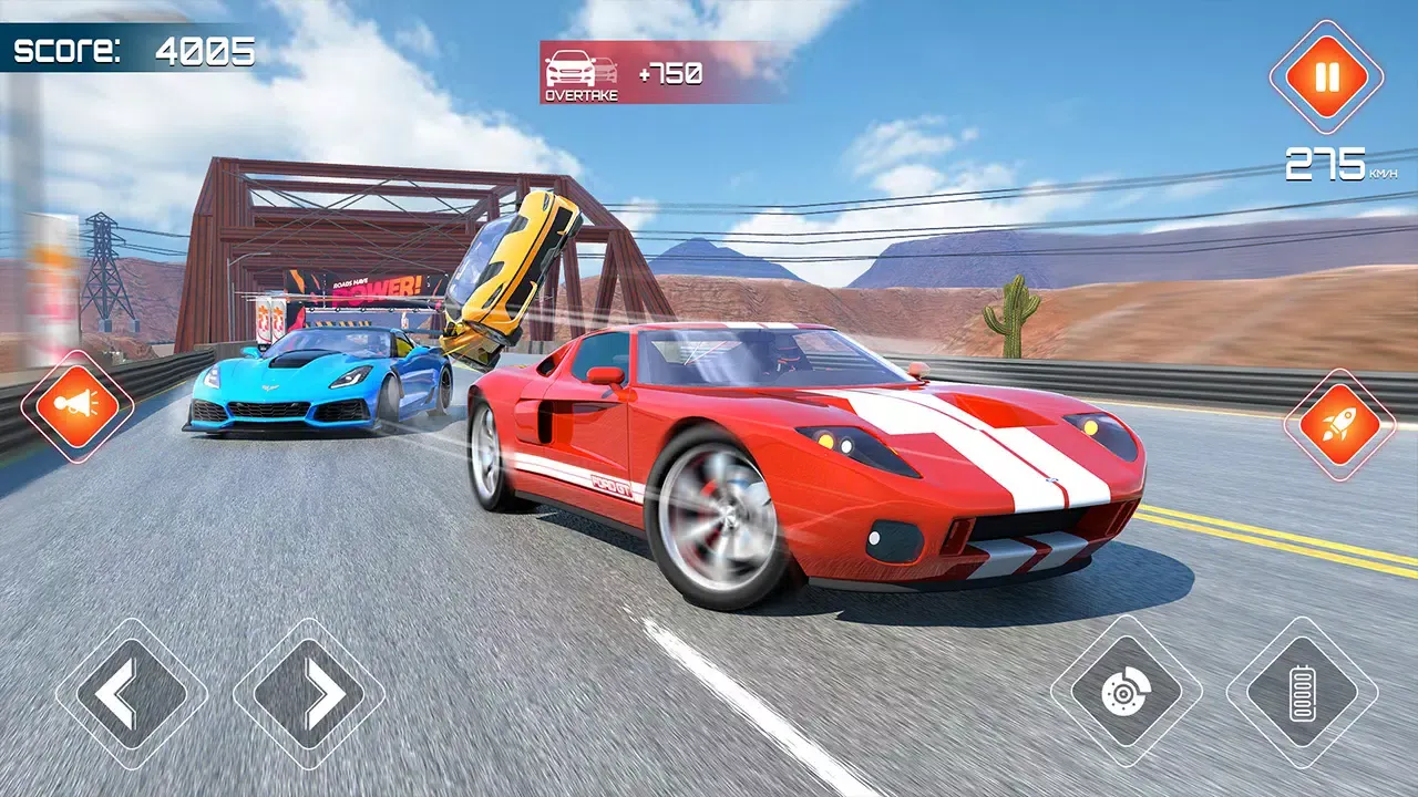 No Speed Limit Racing Car Game سکرین شاٹس