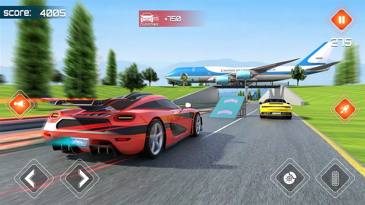 No Speed Limit Racing Car Game سکرین شاٹس