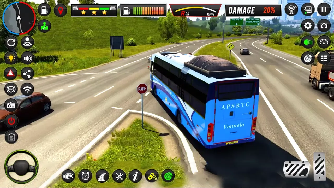City Bus Coach Driving Game 3D應用截圖