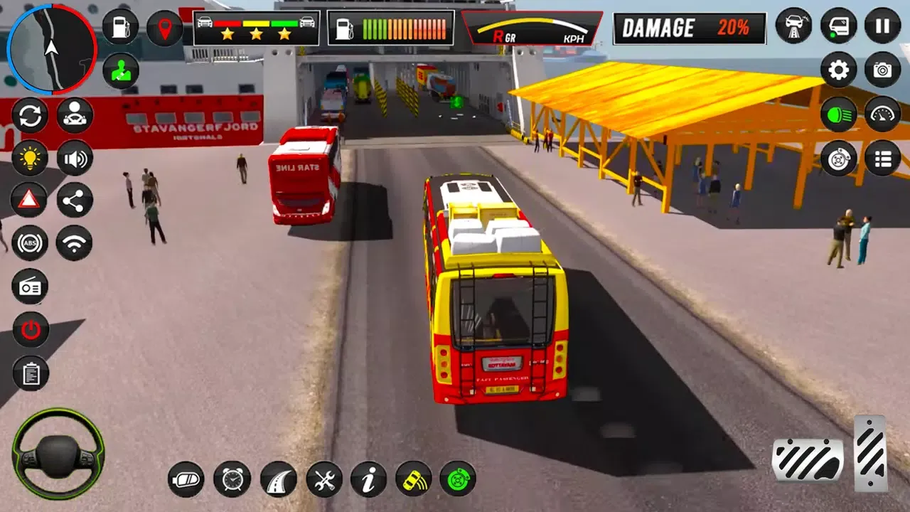 City Bus Coach Driving Game 3D應用截圖