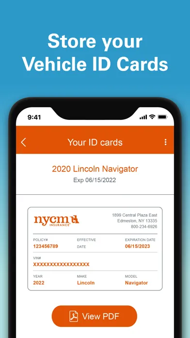 NYCM Insurance Screenshots