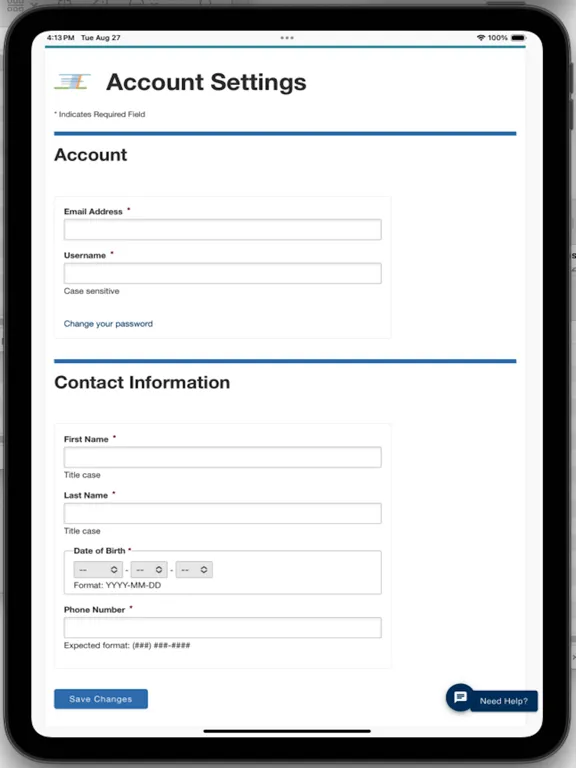تصاویر NYCPS - HR Connect Portal iPad 