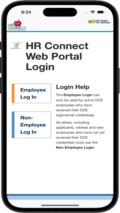 تصاویر NYCPS - HR Connect Portal