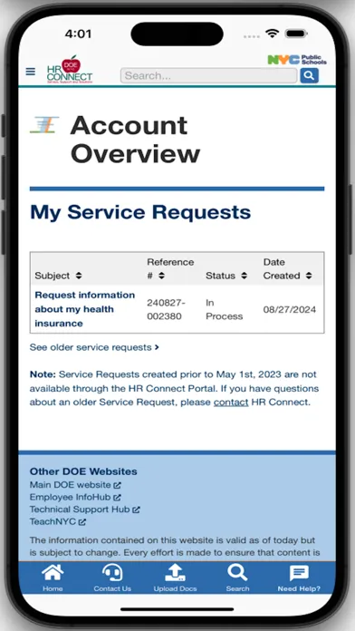تصاویر NYCPS - HR Connect Portal