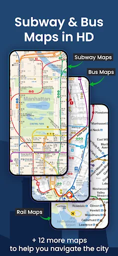 Capturas de tela do MyTransit NYC Subway & MTA Bus