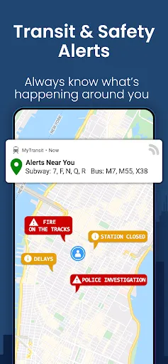 Capturas de tela do MyTransit NYC Subway & MTA Bus