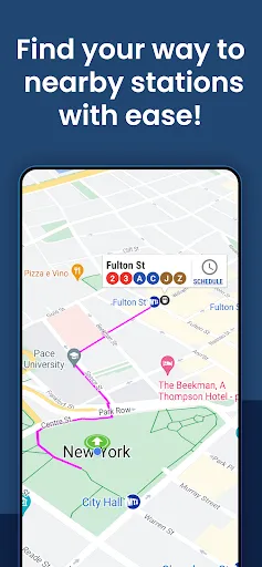 Capturas de tela do MyTransit NYC Subway & MTA Bus