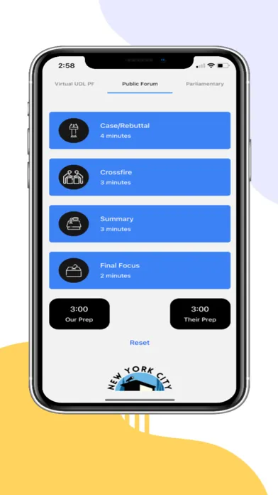 NYCUDL Debate Timer Ekran Görüntüleri