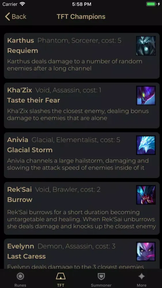 Tangkapan skrin 1vs9 - LoL & TFT