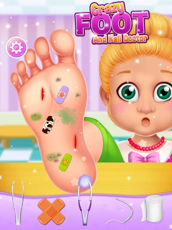 ภาพหน้าจอของ Crazy Foot And Nail Doctor iPad 