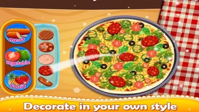 Capturas de tela do Pizza Maker Mania