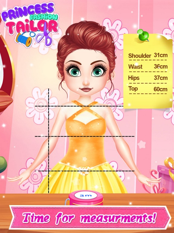 Tangkapan skrin Princess Fashion Tailor iPad 