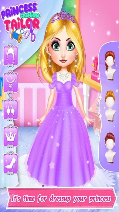 Tangkapan skrin Princess Fashion Tailor