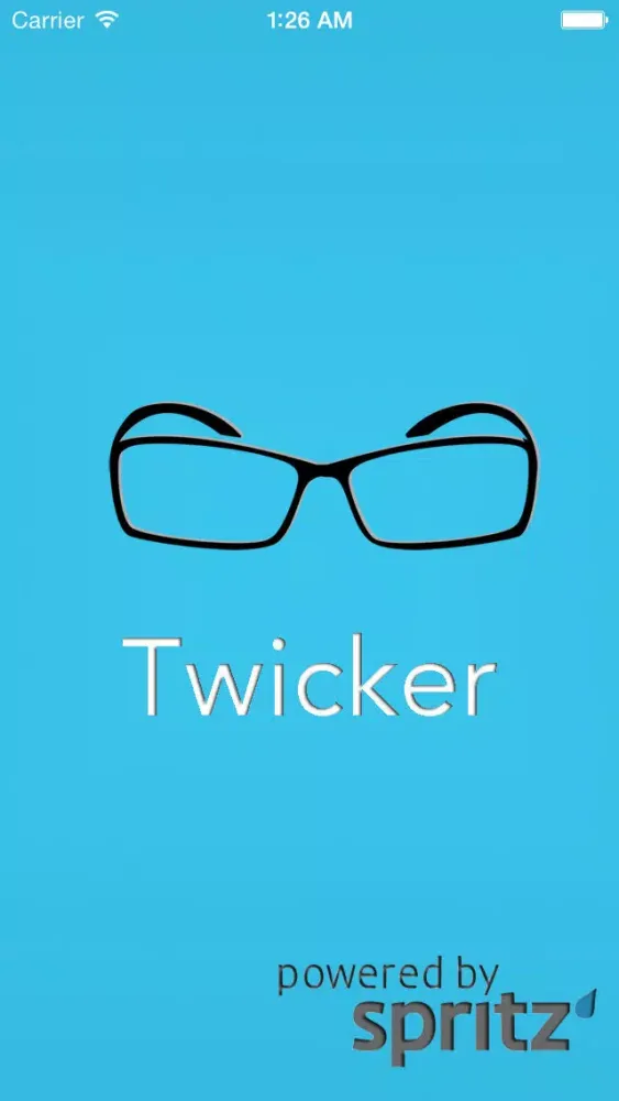 Twicker powered by Spritz Screenshots
