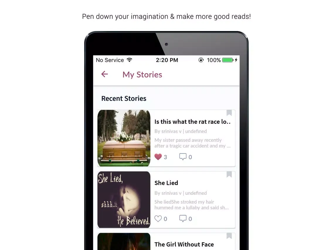 UnTold by Littles iPad  Screenshots