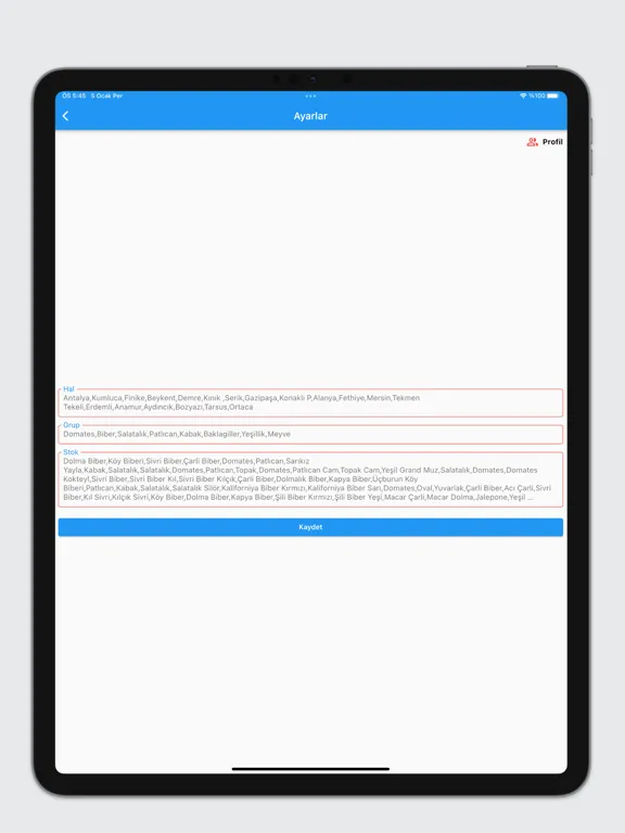 Ảnh chụp màn hình của Hal Piyasa iPad 