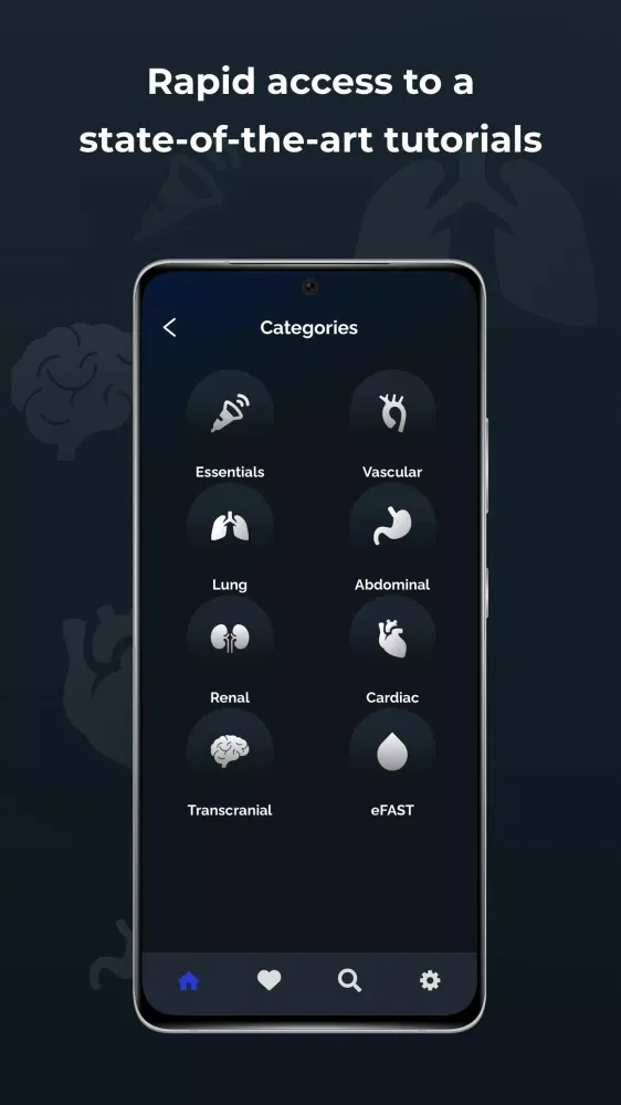Point of Care Ultrasound Screenshots
