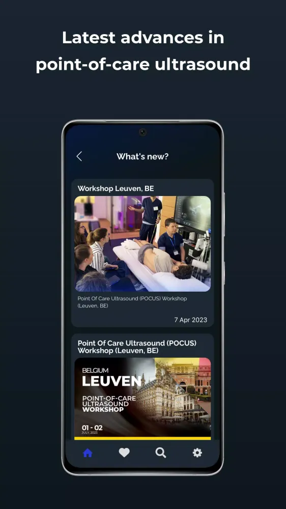 Point of Care Ultrasound Screenshots