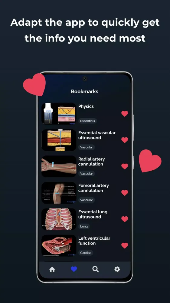Point of Care Ultrasound Screenshots