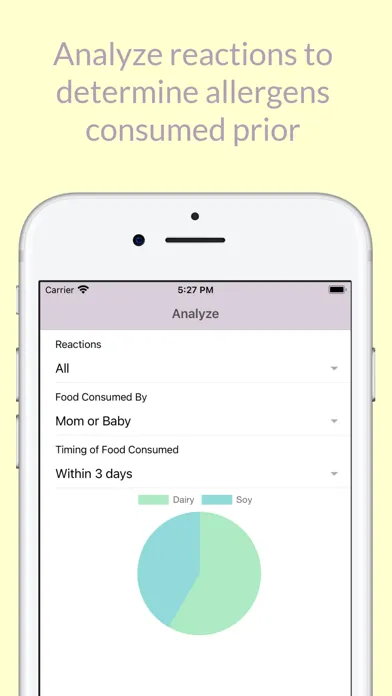 Baby Allergy Log स्क्रीनशॉट