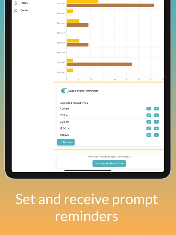 Potty Training Tracker iPad 應用截圖