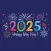 Happy New Year 2025 Sticker