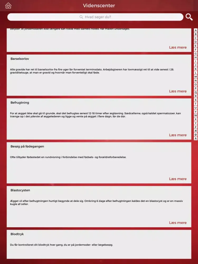 Min Graviditet iPad  Ekran Görüntüleri