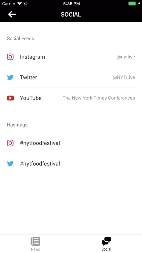 NYT Food Festival Ekran Görüntüleri