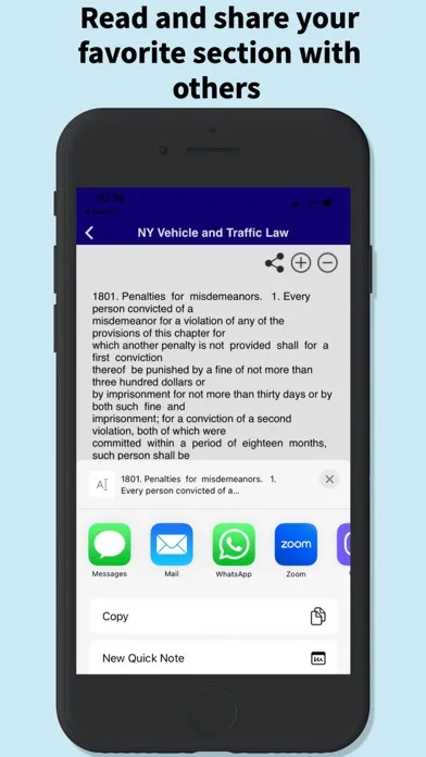 NY Vehicle & Traffic Law Pro Screenshots