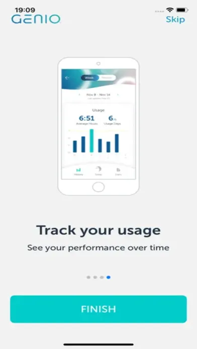 Genio® 2.1 Smartphone App স্ক্রিনশট