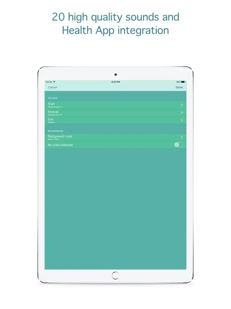 ภาพหน้าจอของ Quiet - Meditation Timer iPad 