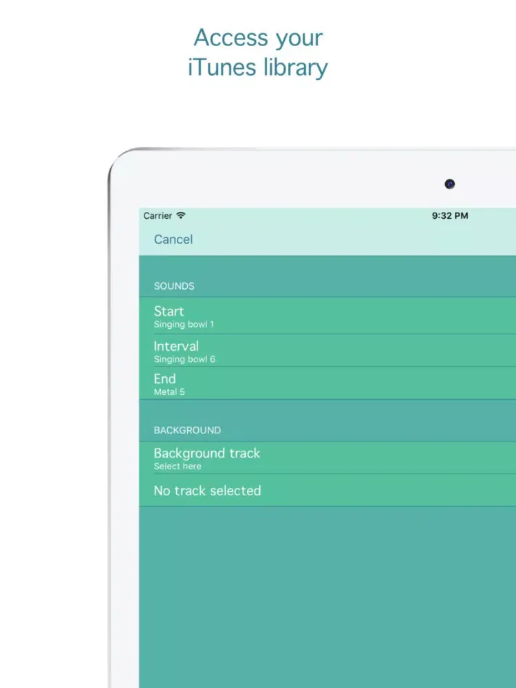 ภาพหน้าจอของ Quiet - Meditation Timer iPad 