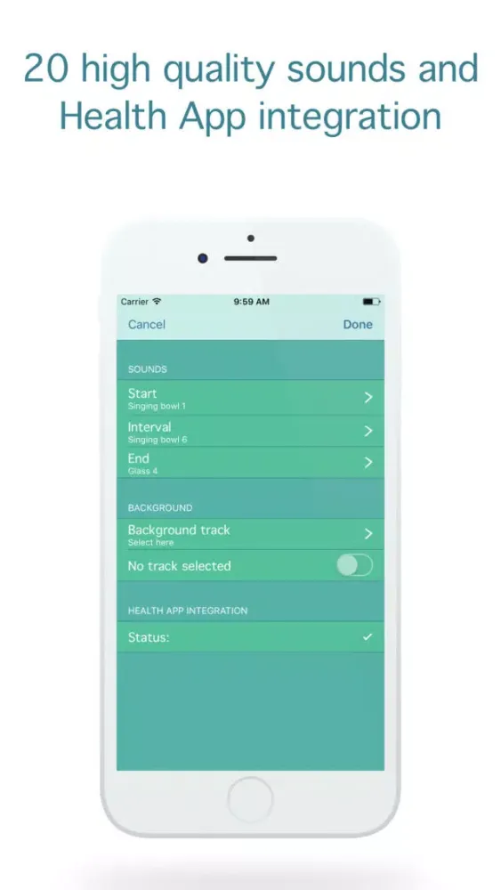 ภาพหน้าจอของ Quiet - Meditation Timer