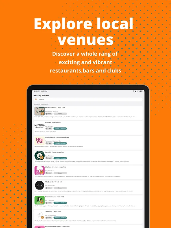 تصاویر Hops - Deal Finder iPad 