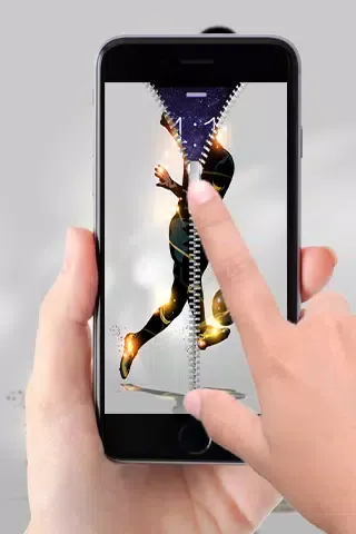 Скриншоты Football Zipper Lock Screen